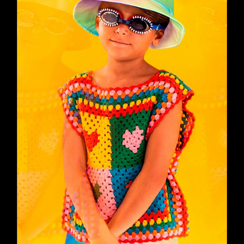 Tote Hand-Crochet Sleeveless Crop Top