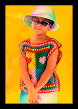 Tote Hand-Crochet Sleeveless Crop Top
