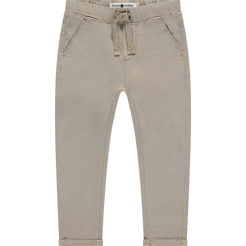 Solid Pull On Trousers