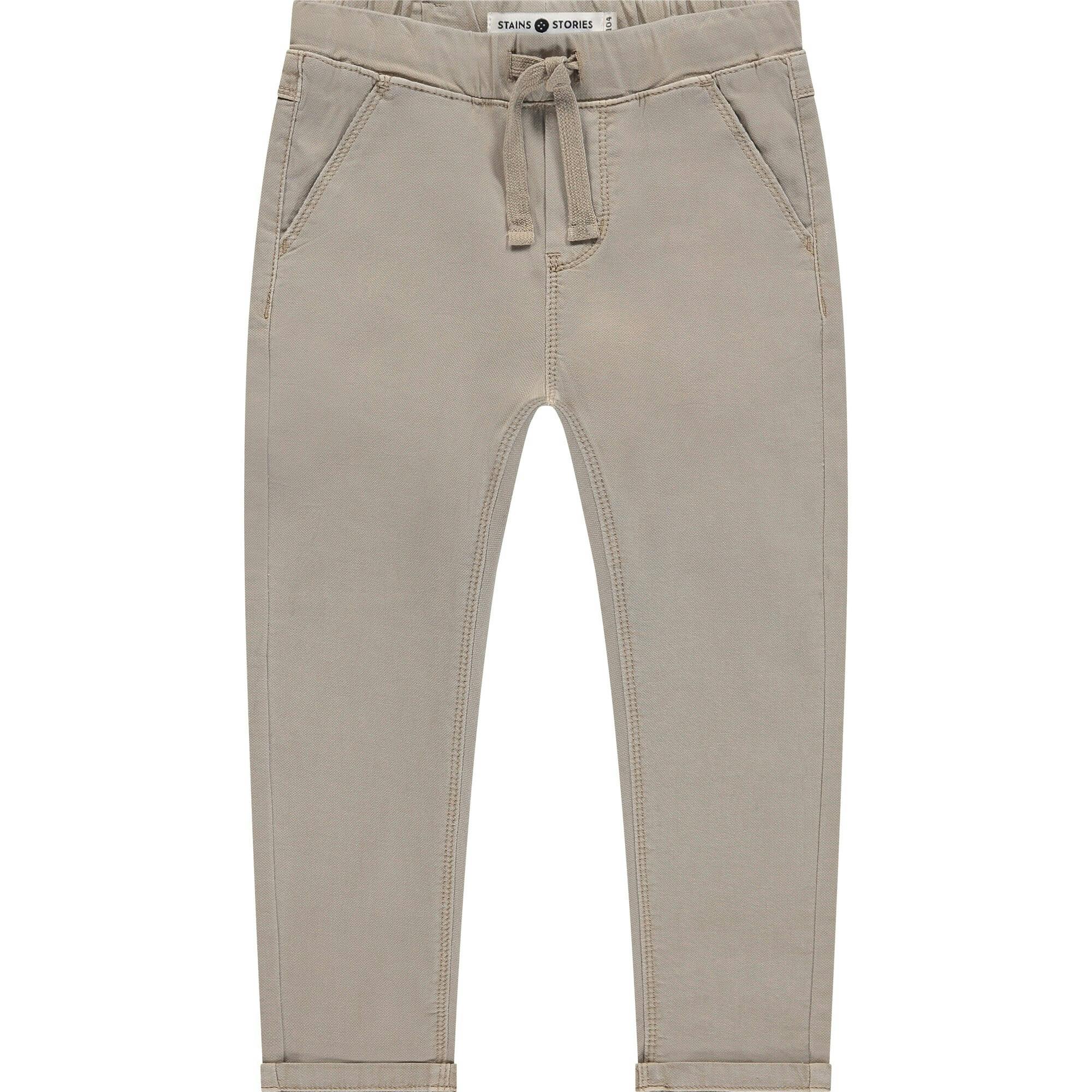 Solid Pull On Trousers
