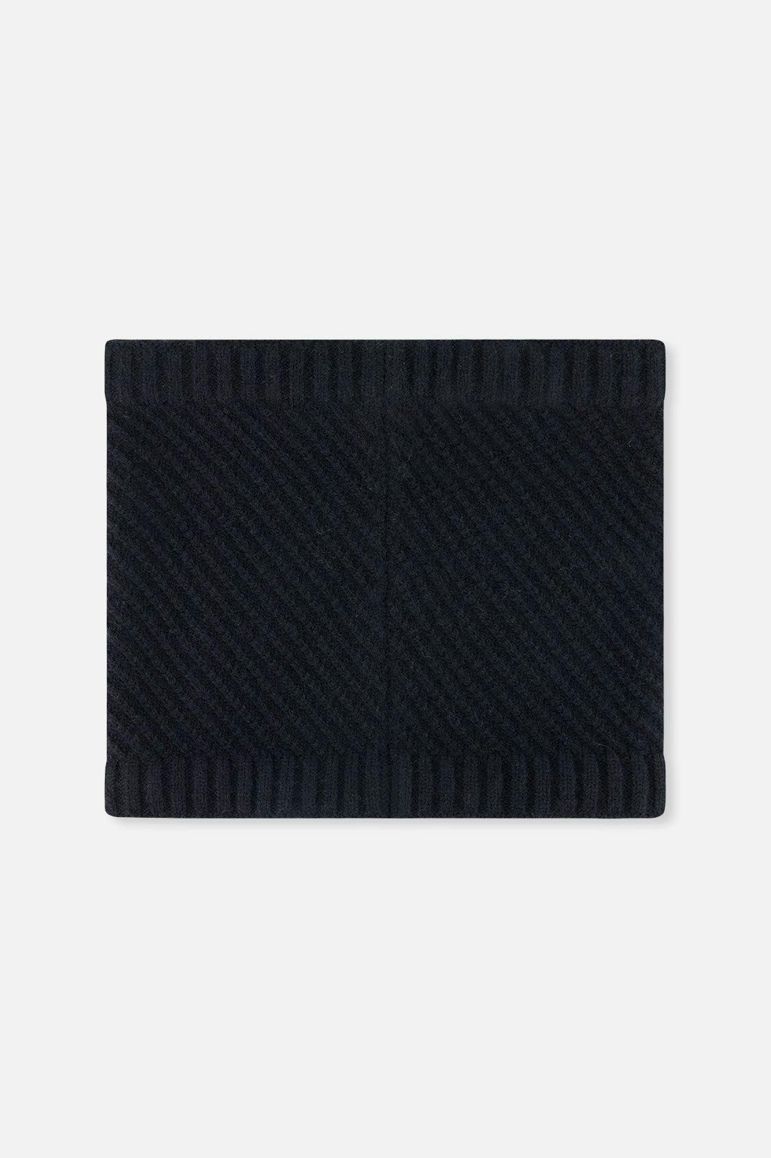 Winter Knit Neckwarmer Black