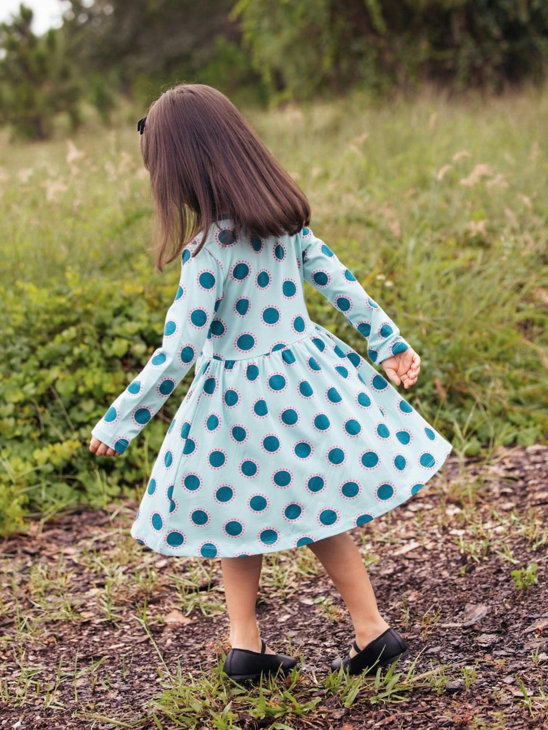 Long Sleeve Twirl Dress