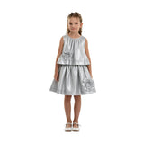 Silver Nerissa Bloom Skirt Set