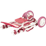 Gotz 3‑Wheel Doll Buggy "Happy Flower" – Compact Flower‑Print Doll Stroller with Sunshade