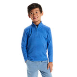 Kids Quarter Zip Stripe Pullover
