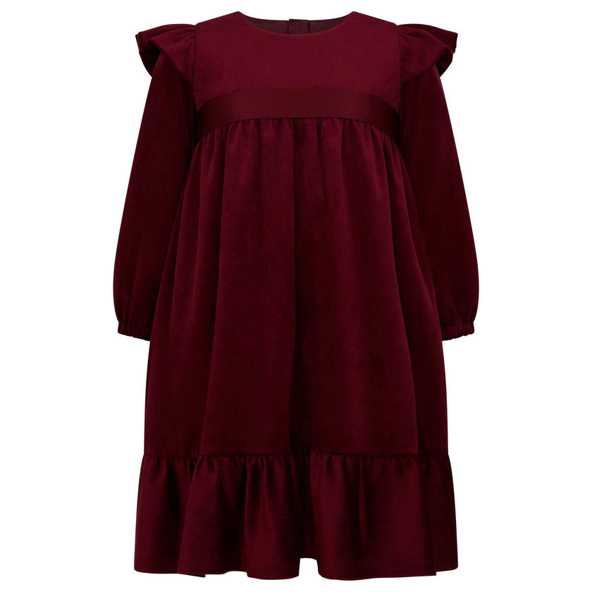 Chloe Velvet & Satin Bow Party Dress