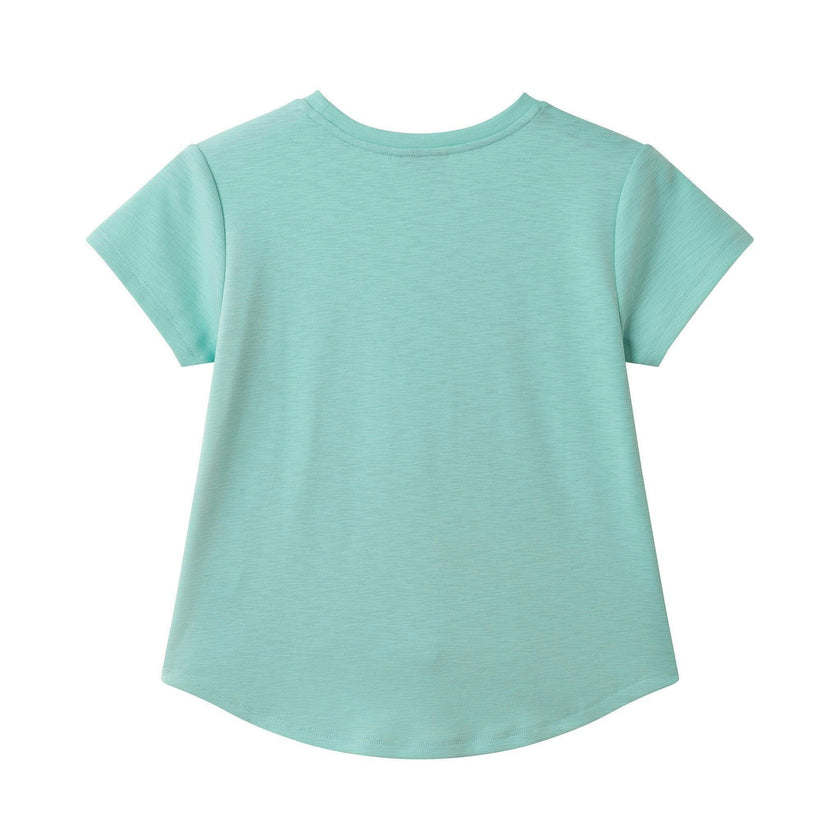 Tween Girls Emroidered Tee | Sparkle Bloom