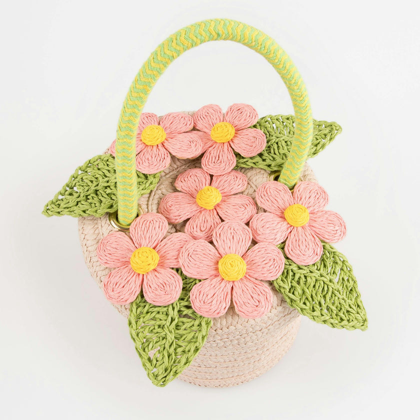 Flower Pot Basket Bag