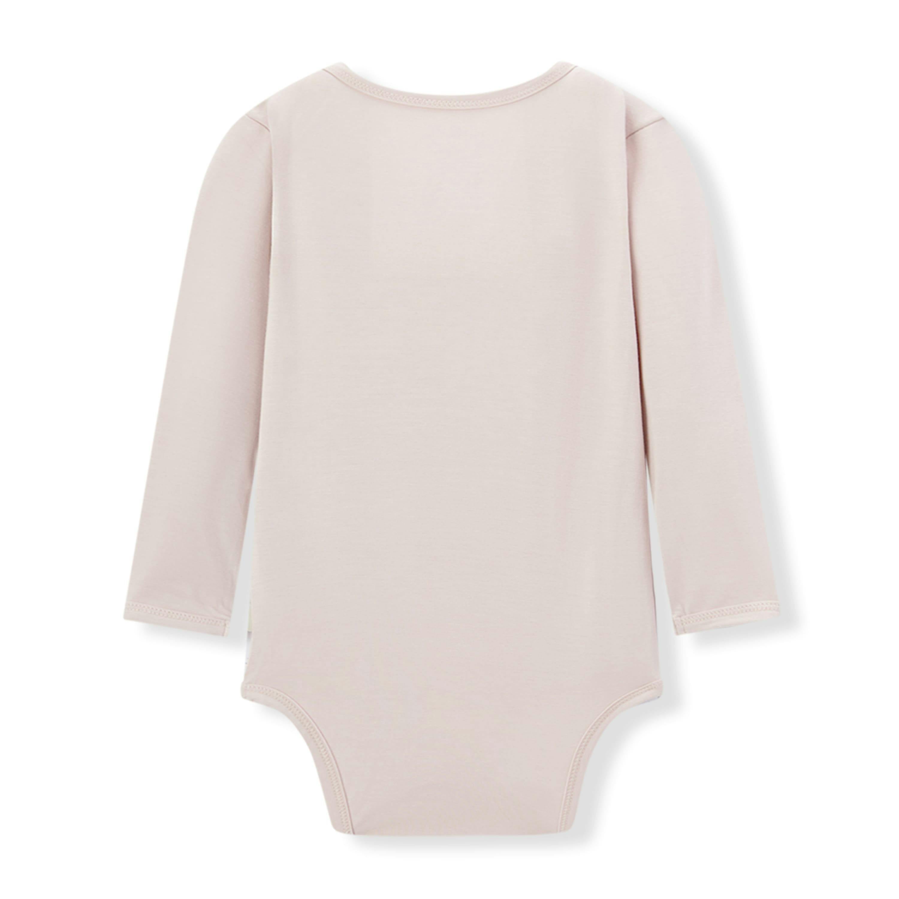 Sepia Rose Luxe Solid Long Sleeve One Piece