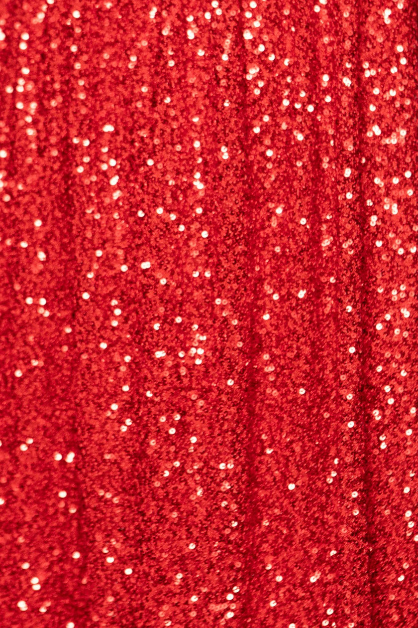 Jewel Dress in Red Sequin