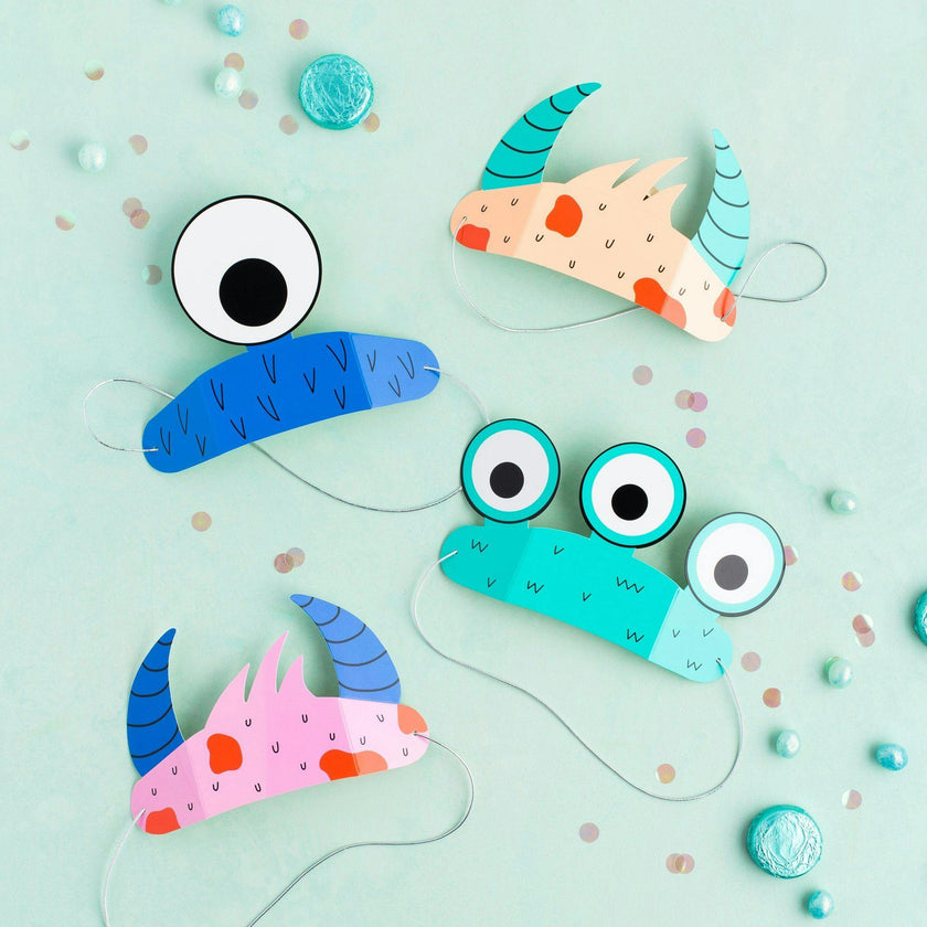 Little Monsters Party Headband Set