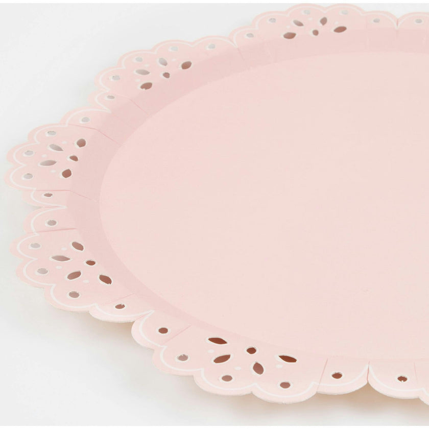 Broderie Anglaise Lace Multi Dinner Plates