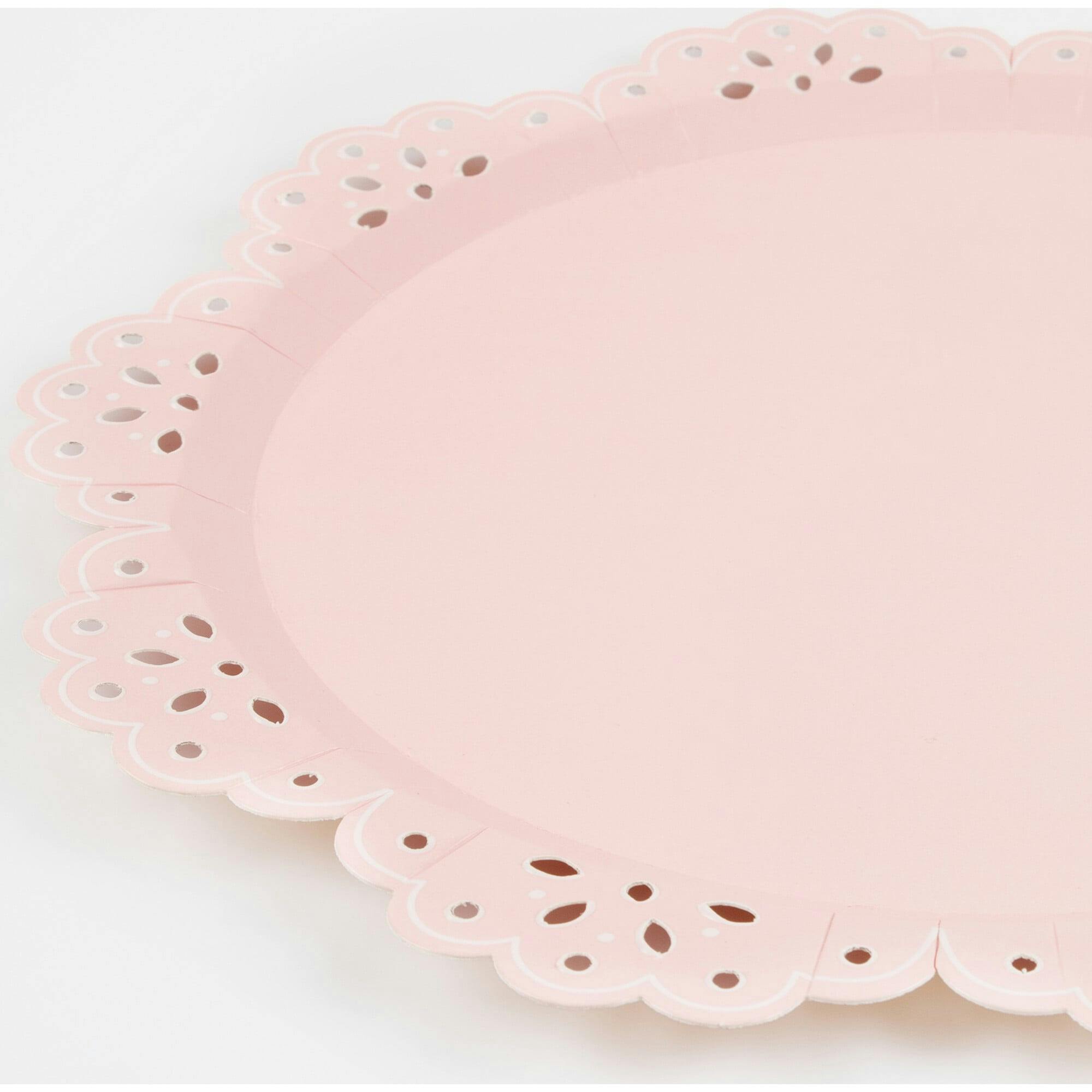 Broderie Anglaise Lace Multi Dinner Plates