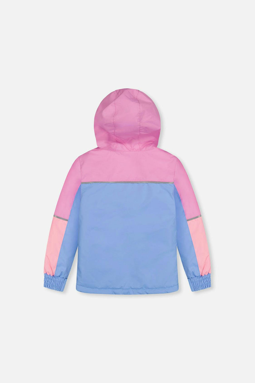 Light Weight Two Piece Chill Snowsuit Pink Blue and Mauve
