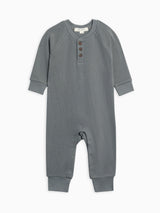 Crosby Waffle Knit Henley Romper