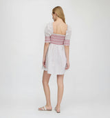 The Lila Nap Dress - White Poppy Half Drop