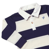 Boys Albert Rugby Shirt - Navy White