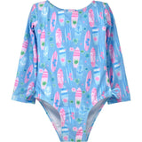 UPF 50+ Charlie L/S Rash Guard Swimsuit
