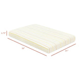 Mini Crib Sheet in GOTS Certified Organic Brushed Cotton in Ivory with Warm Multi-Color Stripes