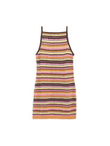 women's organic cotton dress - orange sunset