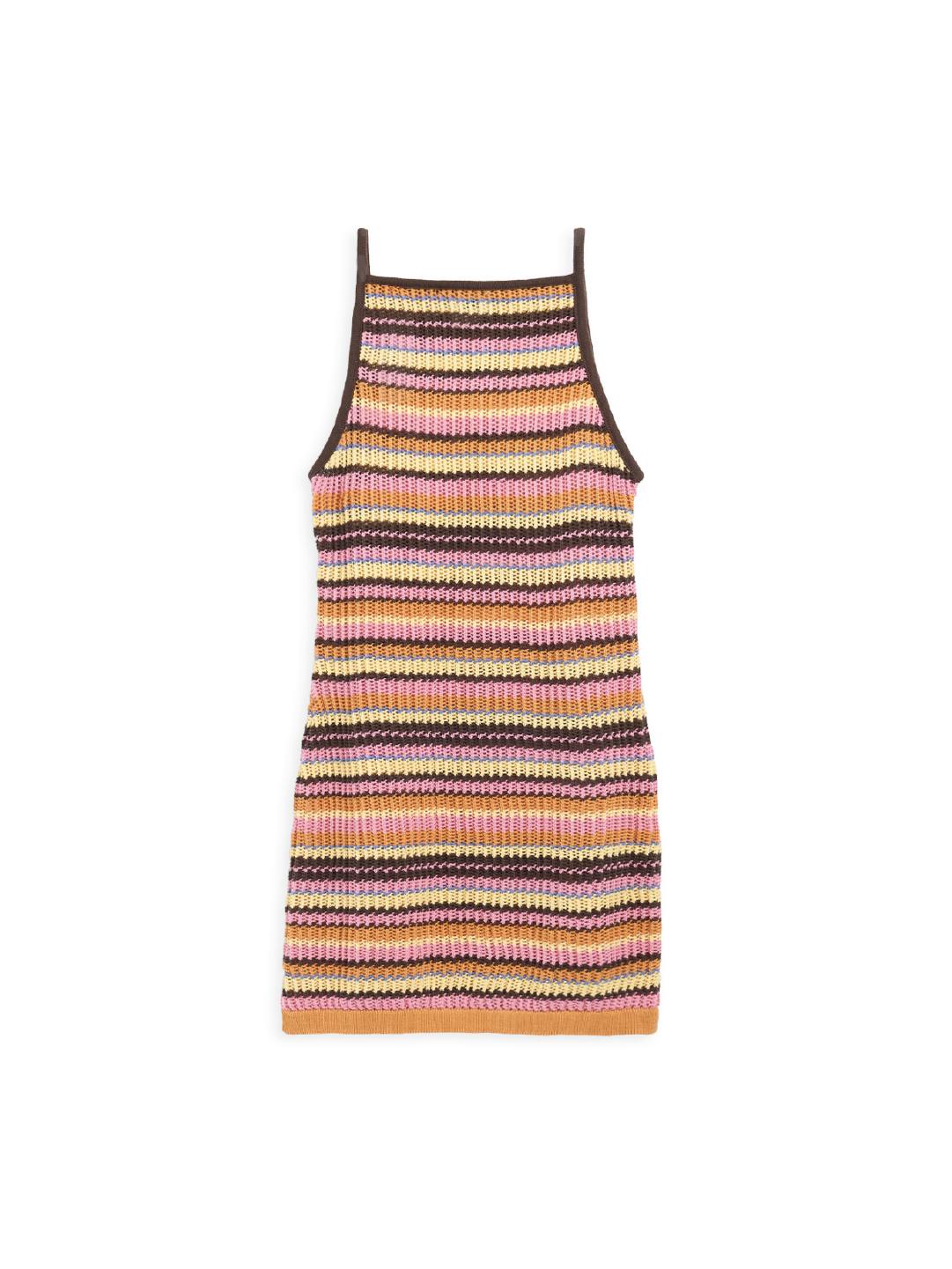 women's organic cotton dress - orange sunset