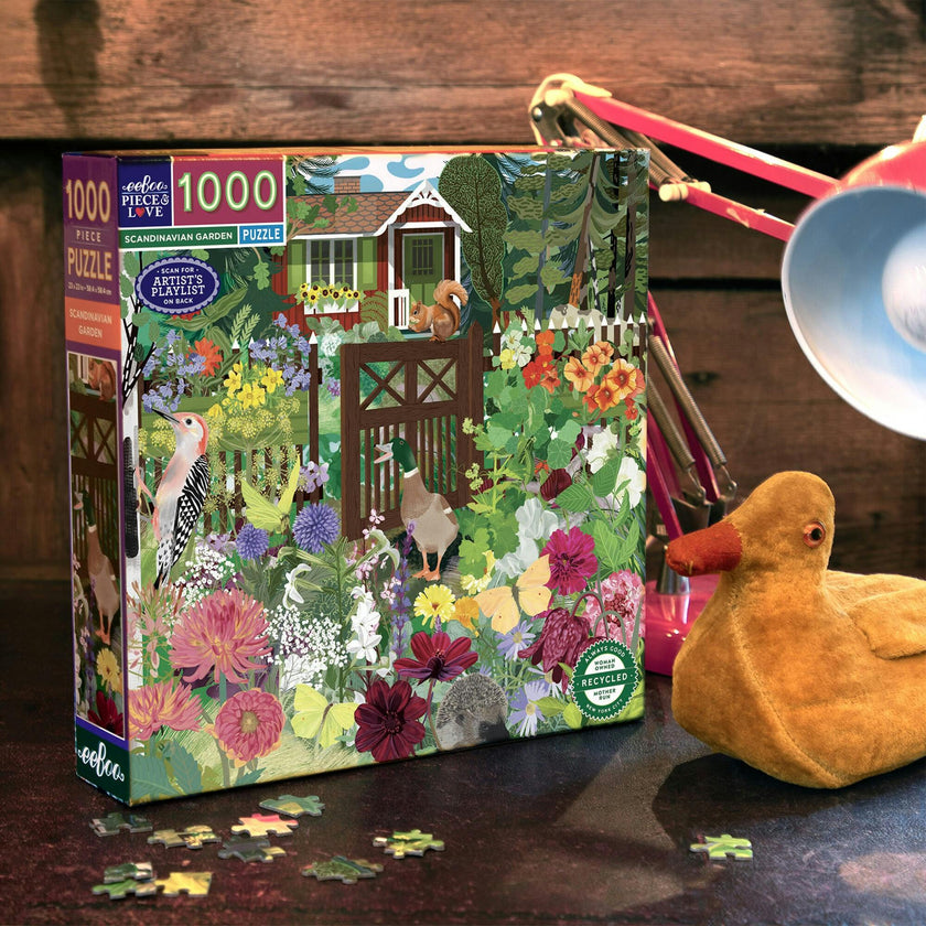 Piece&Love: Scandinavian Garden - 1000 pc Puzzle