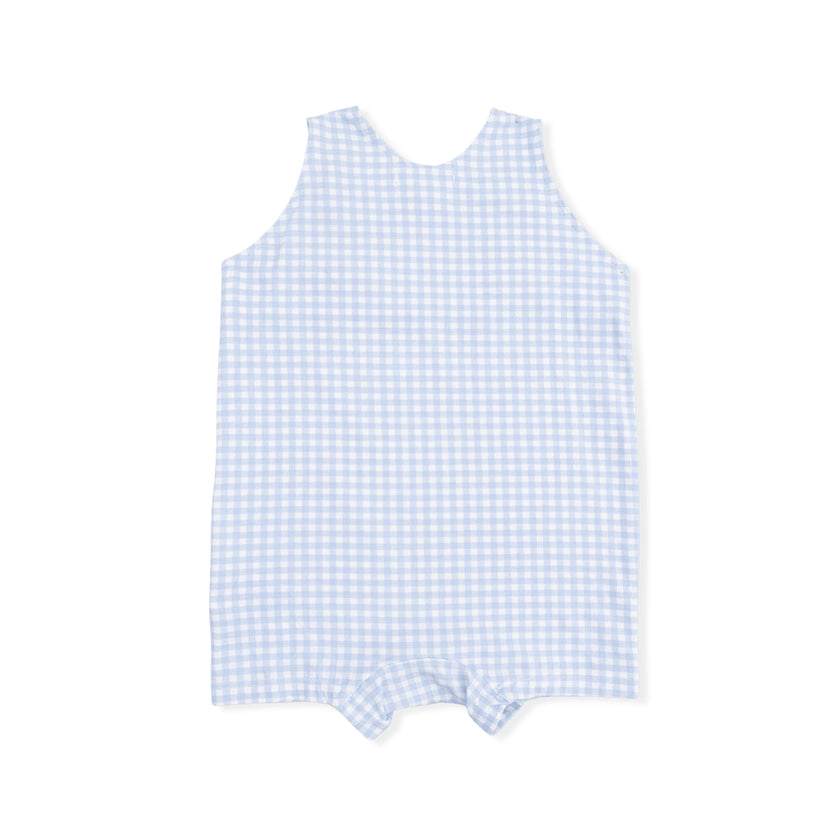 Cute Farm Animals Appliques - Overall Shortie with Short Sleeve Bodysuit