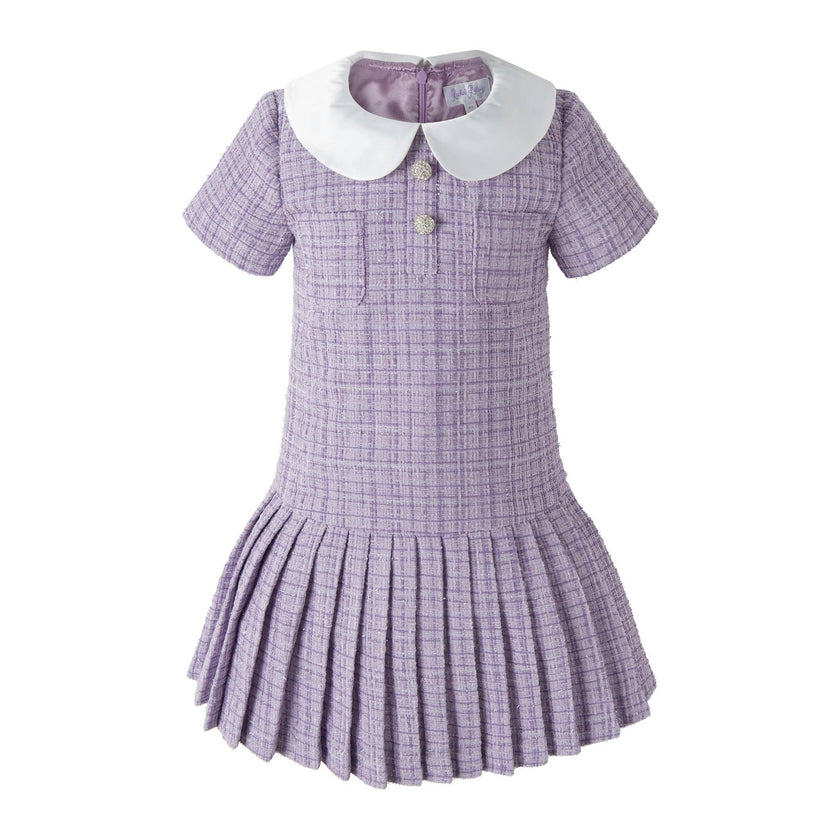 Lavender Tweed Dress