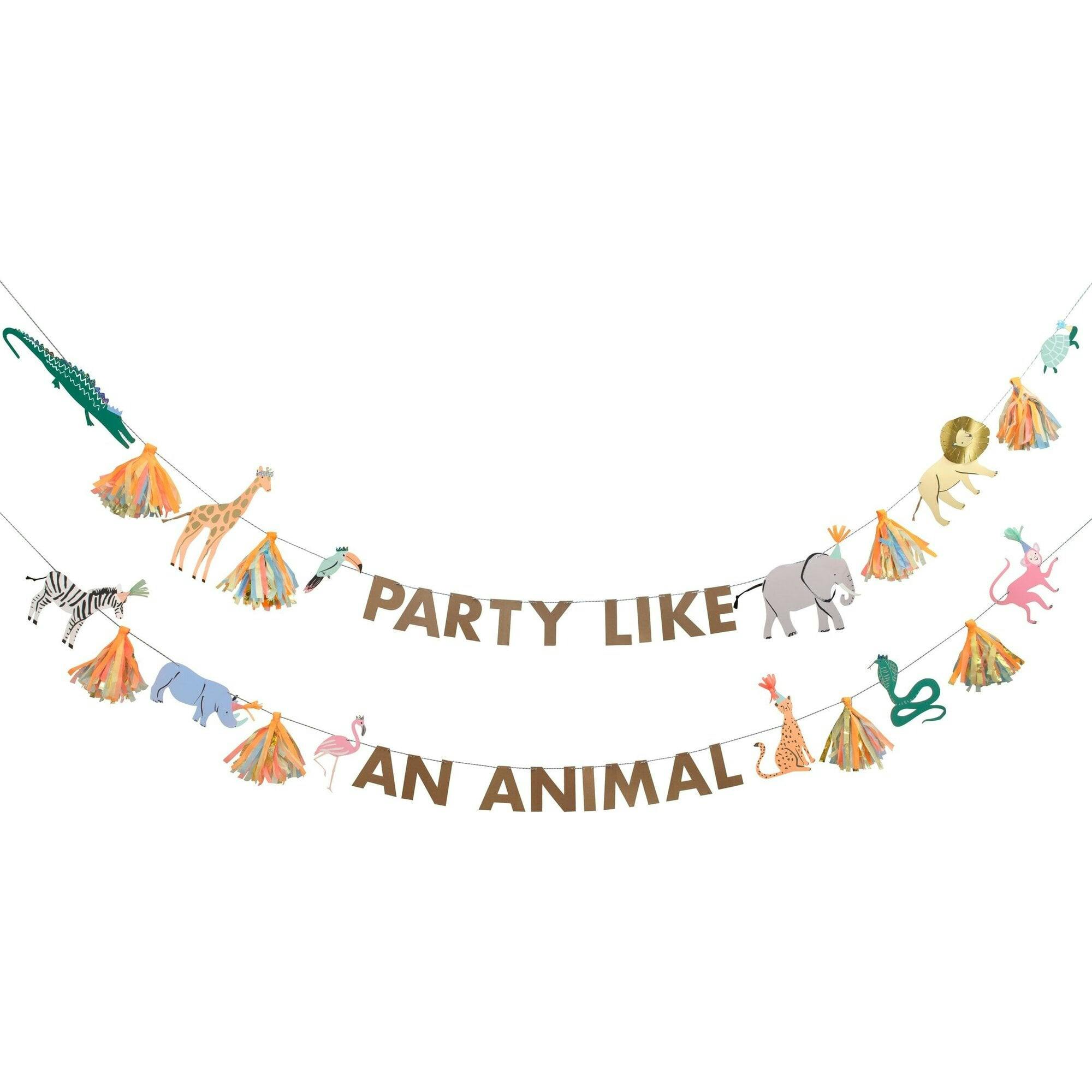 Safari Animals Large Garland