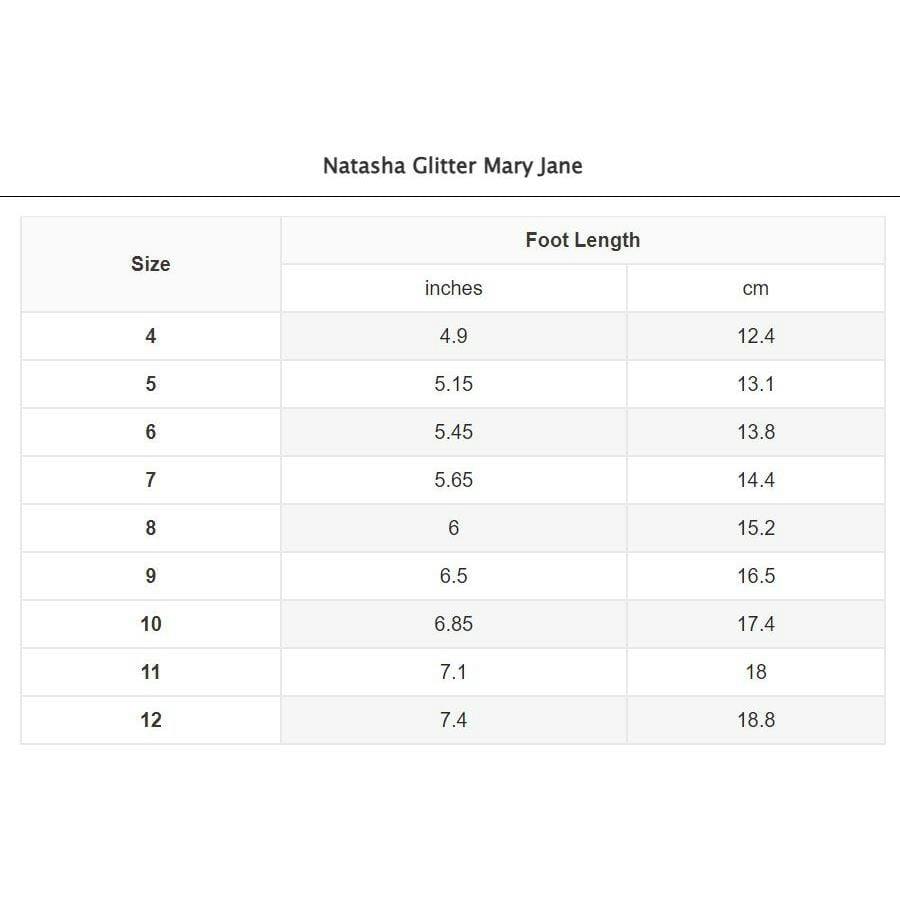 Natasha Glitter Mary Jane