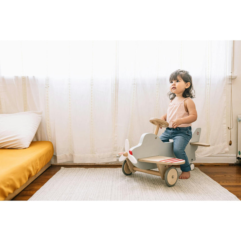 Wood Airplane Rocker & Ride-On