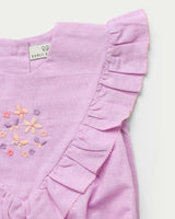 Lucy Baby Bubble Romper - Lilac