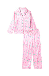 Sweet Cherries Long Sleeve Satin PJ