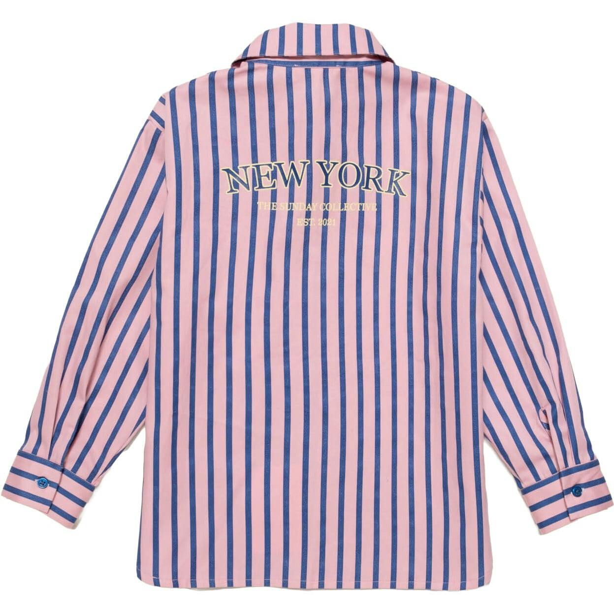 Stripe Button Down in Blue Note Stripe