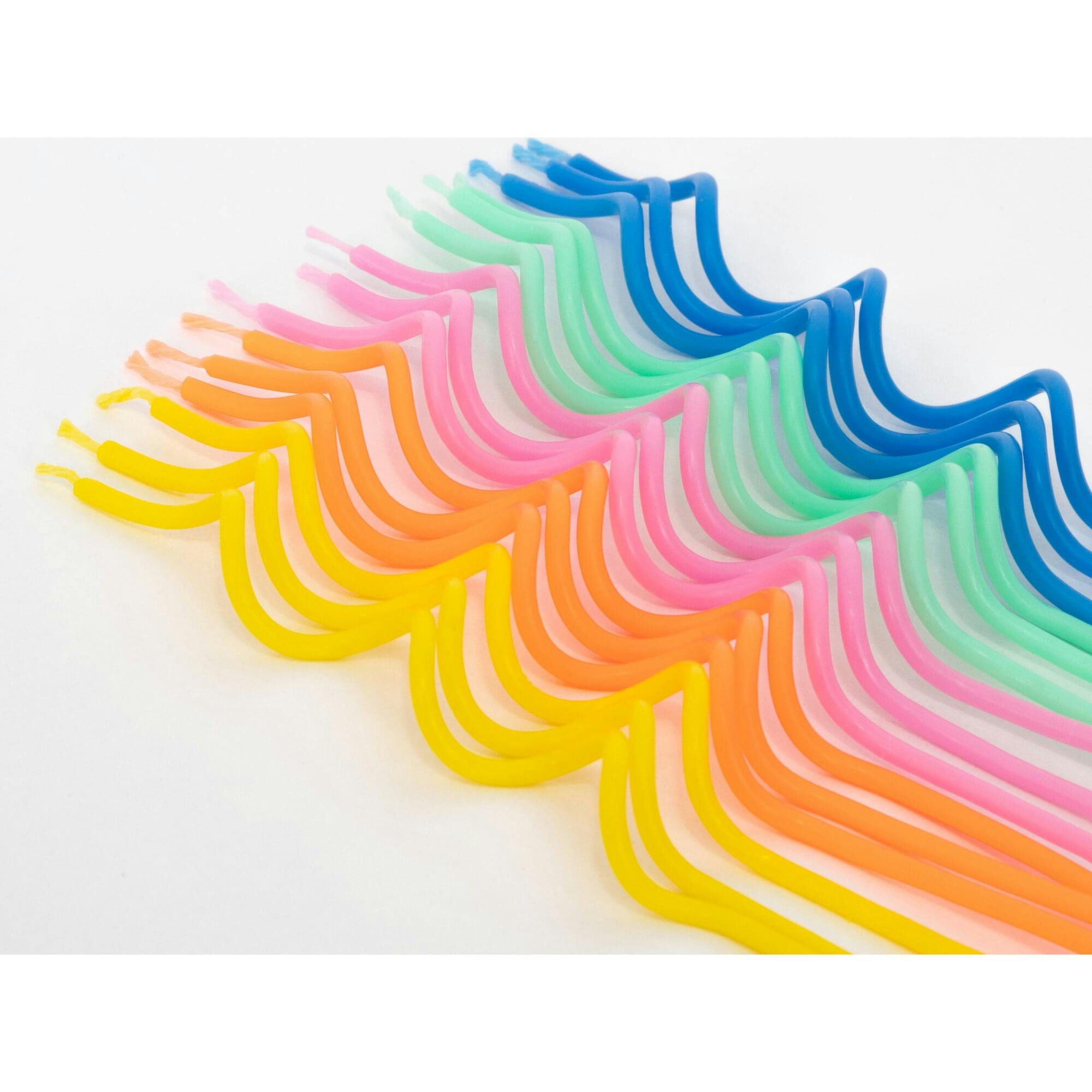 Mixed Swirly Candles