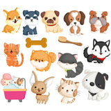 Bath Time: Stickers - Color Changing Muddy Paws
