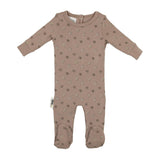 Little Leaves Long Sleeve Footie