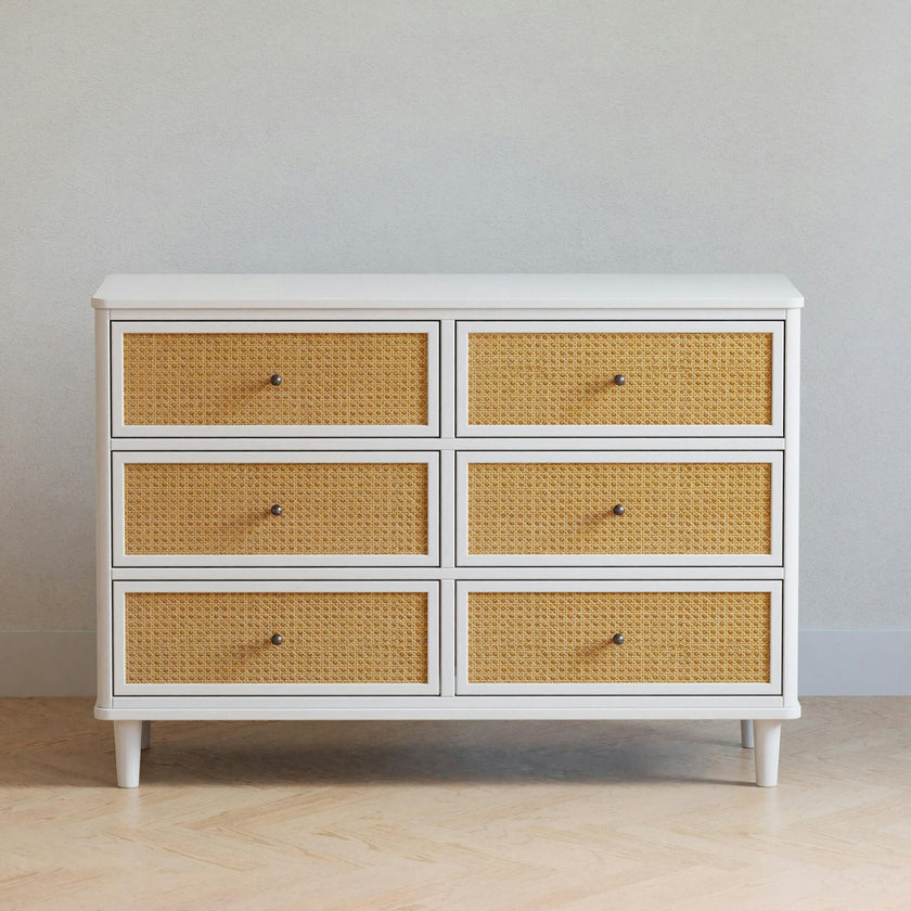 Marin with Cane 6 Drawer Dresser