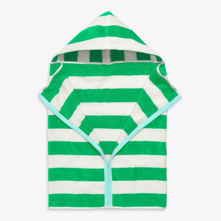 Kids stripe hoodie towel