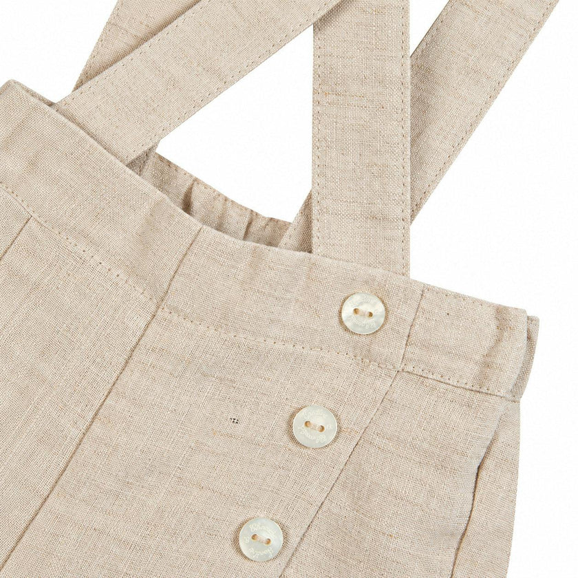 TARTINE ET CHOCOLAT Classic Suspender Shorts - Sable
