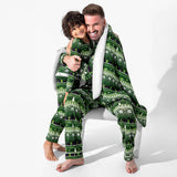 Minecraft Creeper Holiday Bamboo Kids Pajamas