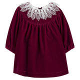 Dress With Lace Collar