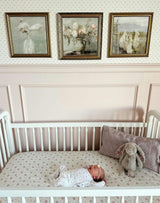 Evie Floral Muslin Crib Sheet