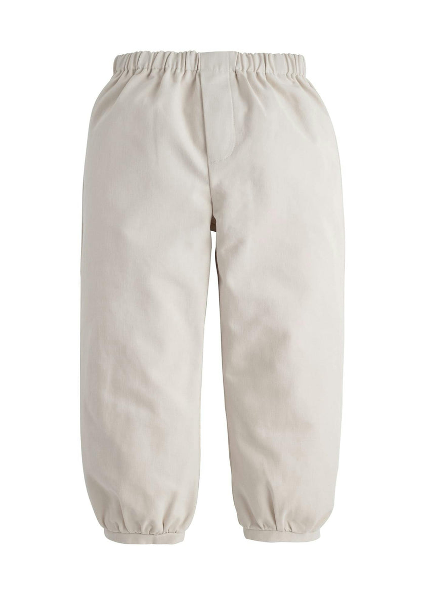 Banded Pants - Pebble Twill
