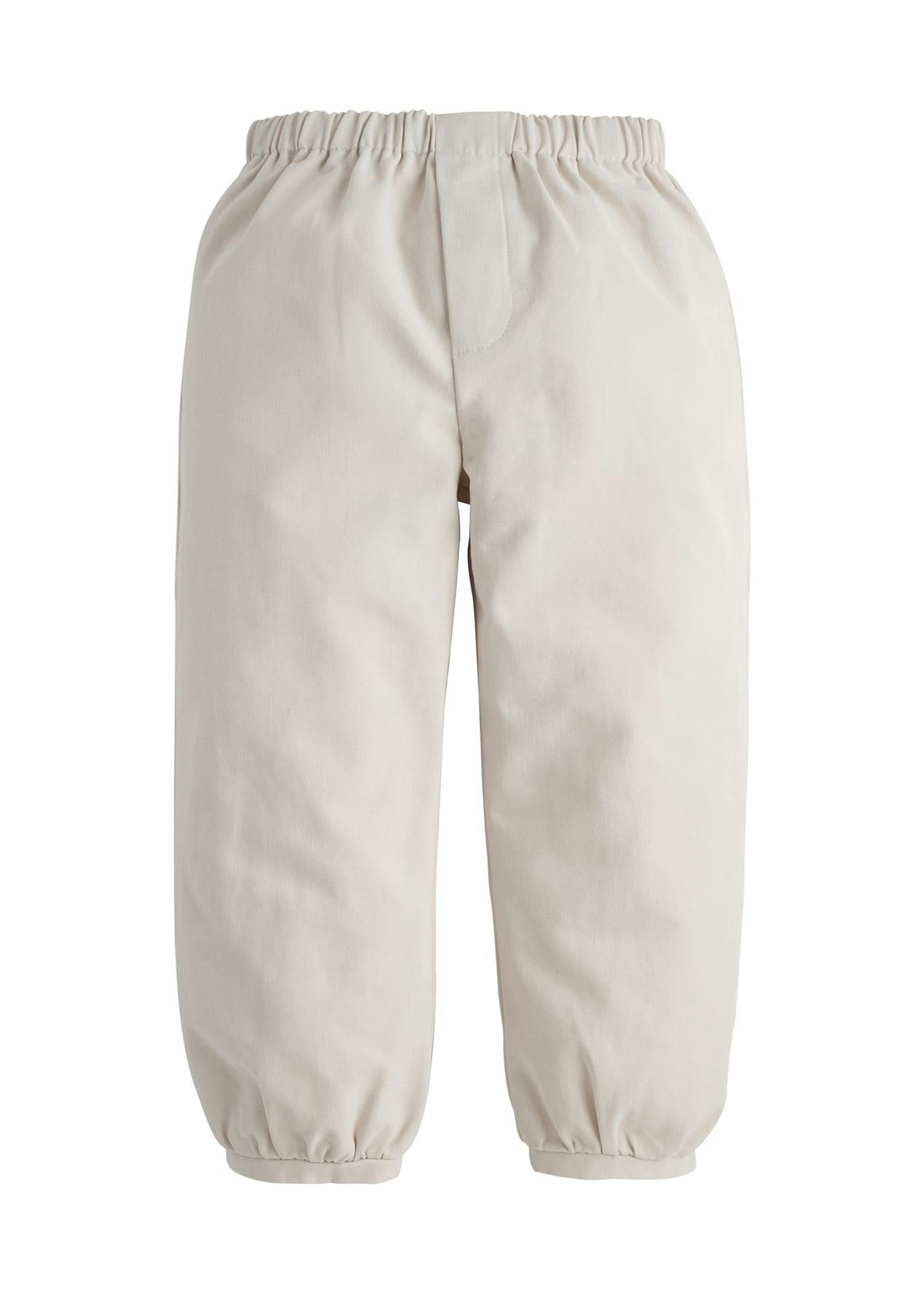 Banded Pants - Pebble Twill