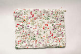 Wildflower Waltz Timeless Floral Ruffle Zipper