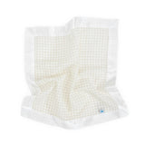Cotton Muslin Security Blanket 3 Pack - Tan Gingham