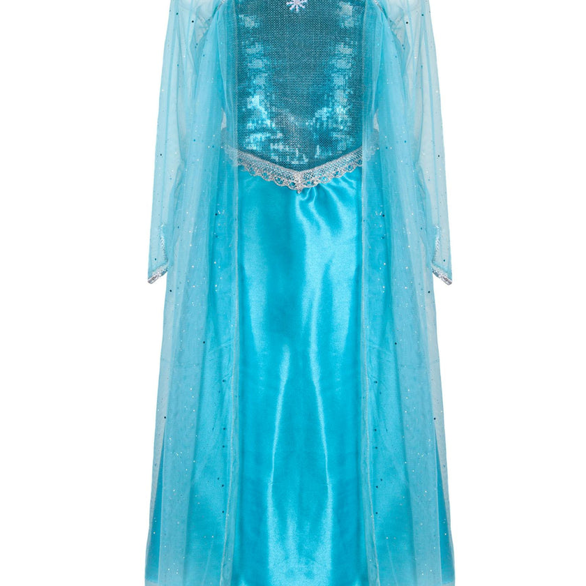 Ice Queen Dress With Cape