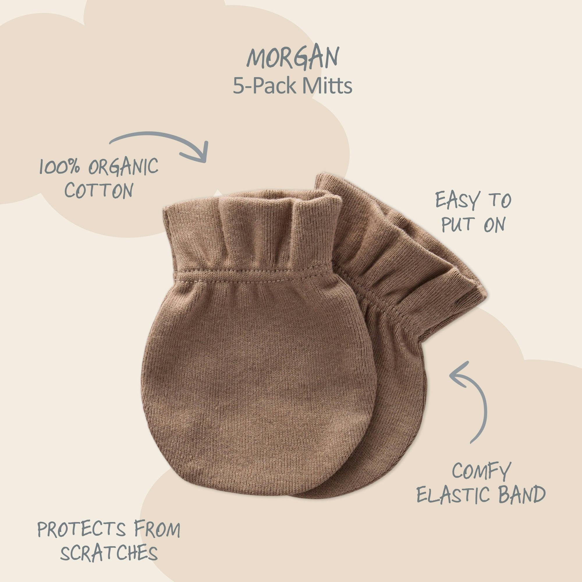MORGAN 5-Pack Baby Mittens
