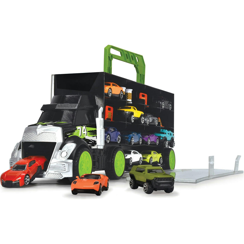 Truck Carry Case With 4 Die-Cast Vehicles
